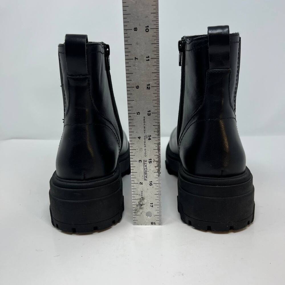House of Harlow Women's Leather Righteous Chelsea Boots Size 8 Chunky - Picture 6 of 11